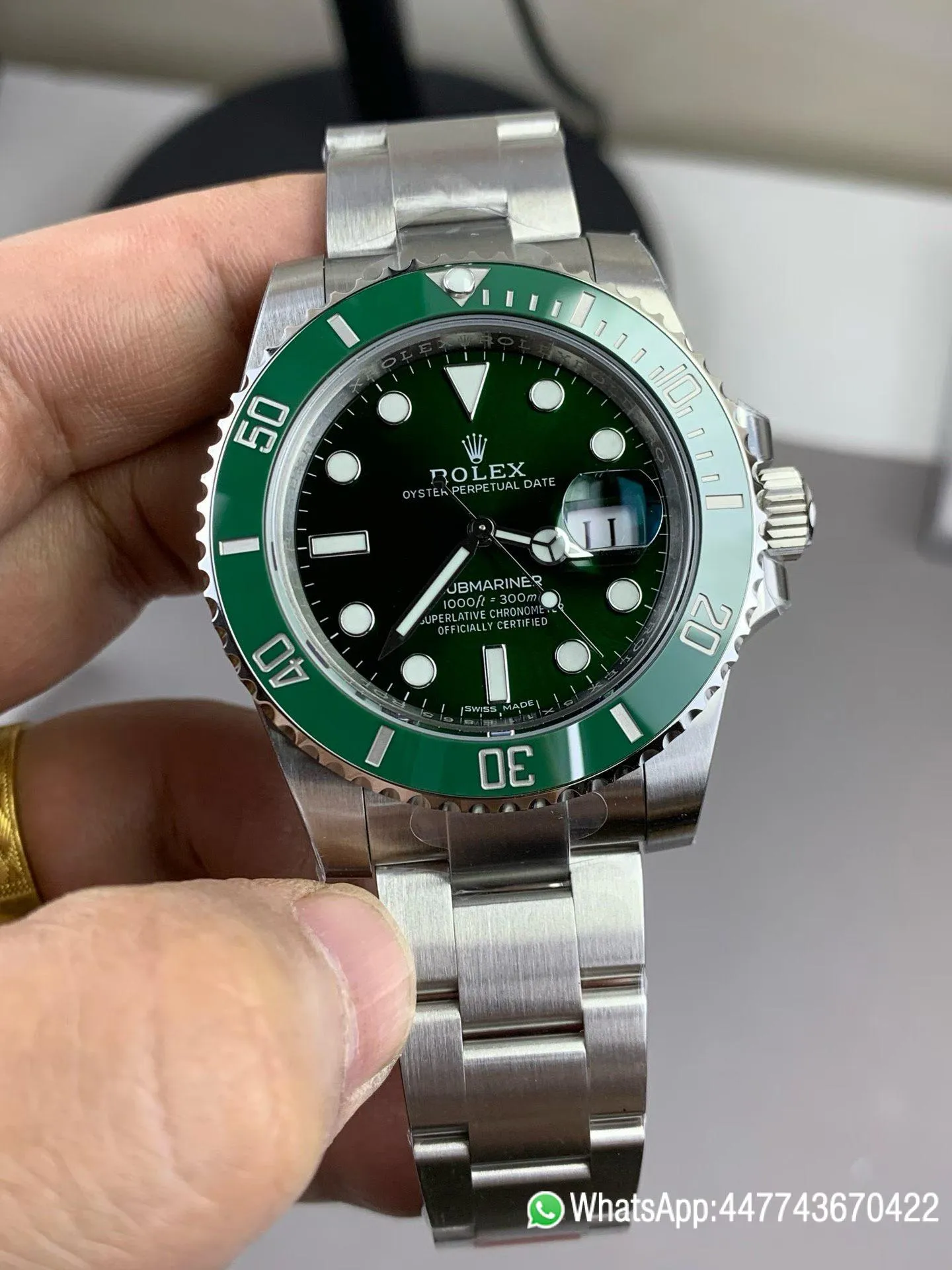 Submariner 41mm 126610LV 904L SS WF 1:1 Best Edition Black Dial On 904L SS Brace