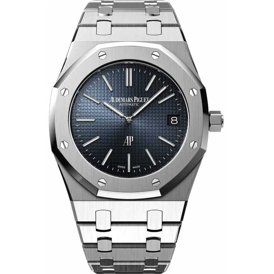 Audemars Piguet Royal Oak Jumbo Extra-Thin Blue 15202ST.OO.1240ST.01