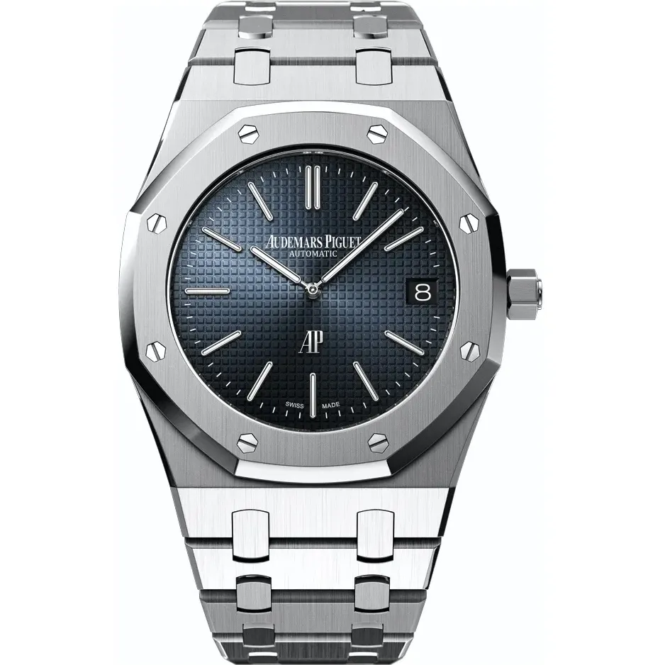 Audemars Piguet Royal Oak Jumbo Extra-Thin Blue 15202ST.OO.1240ST.01