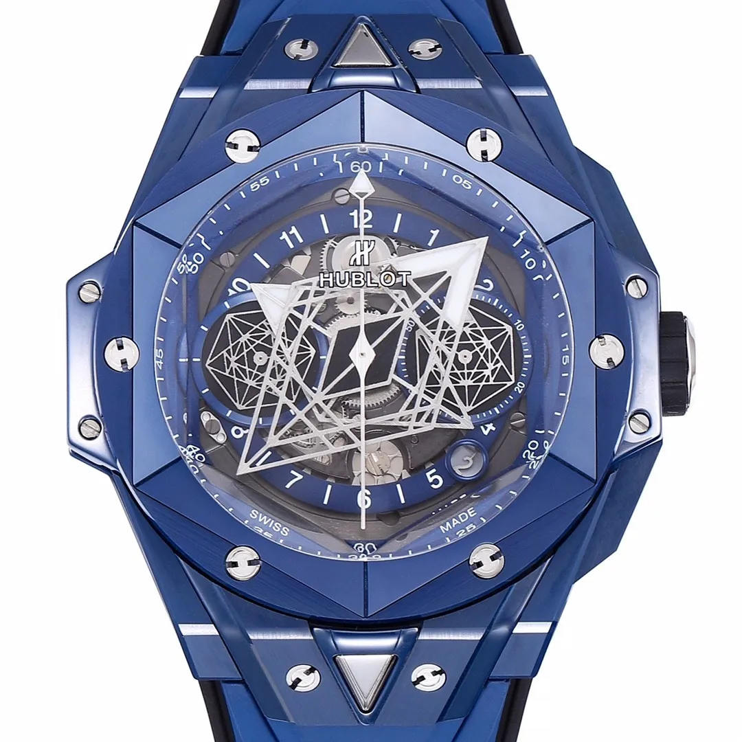 BBF Factory Hublot Big Bang Sang Bleu II 418.GX.5207.RX.MXM22 Blue Ceramics