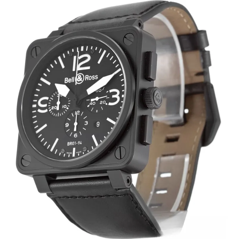 Bell and Ross BR01-94 Chronograph Carbon Men Quartz 46 MM - Photo 4