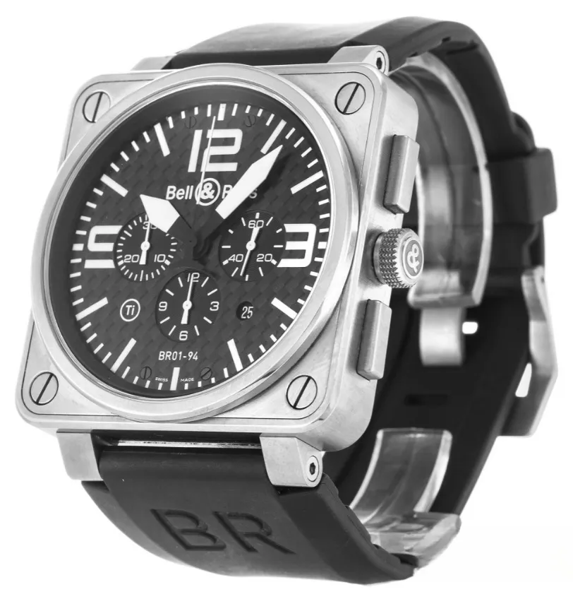 Bell and Ross BR01-94 Chronograph Titanium Men Quartz 46 MM photo 2