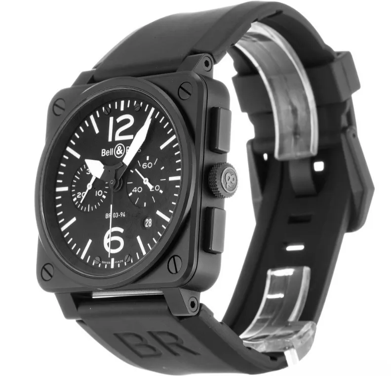 Bell and Ross BR03-94 Chronograph Carbon Men Quartz 42 MM - Photo 3