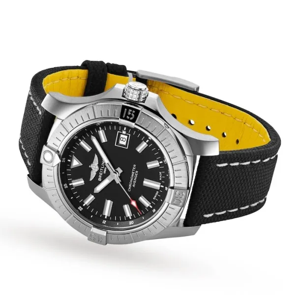 Breitling Avenger Men Automatic Black Fabric Watch A17318101B1X2 photo 3