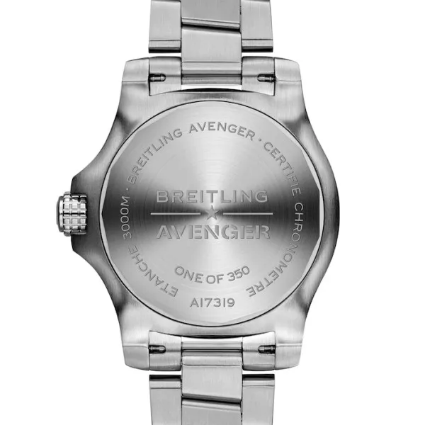 Breitling Avenger Men Automatic Black Stainless Steel Watch A173192A1B1A1