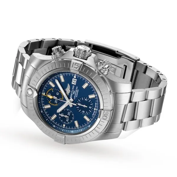 Breitling Avenger Men Automatic Blue Stainless Steel Watch A13317101C1A1 photo 3