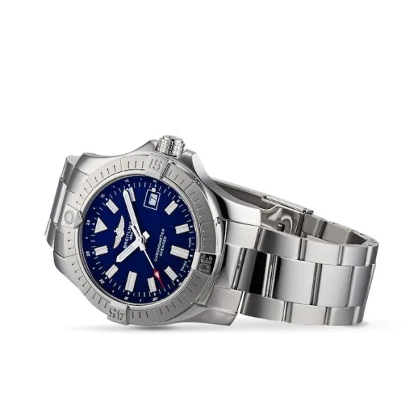 Breitling Avenger Men Automatic Blue Stainless Steel Watch A17318101C1A1 photo 2