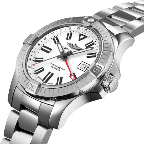 Breitling Avenger Men Automatic White Stainless Steel Watch A32397101A1A1 photo 3