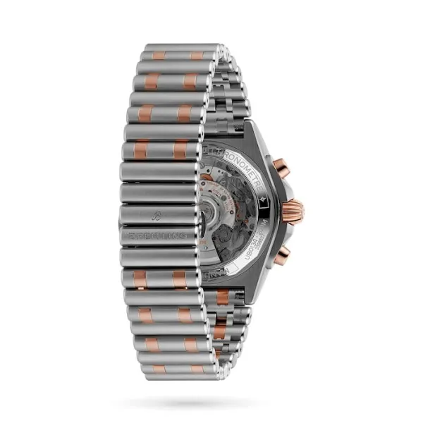 Breitling Chronomat Men Automatic Grey Bicoloured Watch UB0134101B1U1