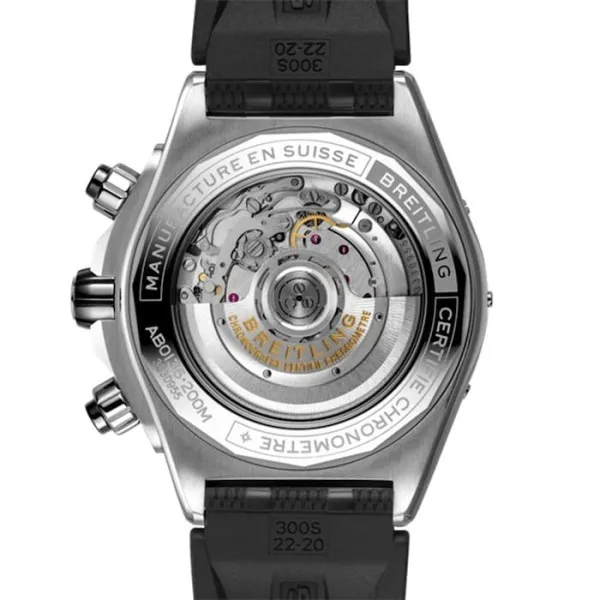 Breitling Chronomat Men Automatic Grey Rubber Watch AB0136251B2S1 photo 2