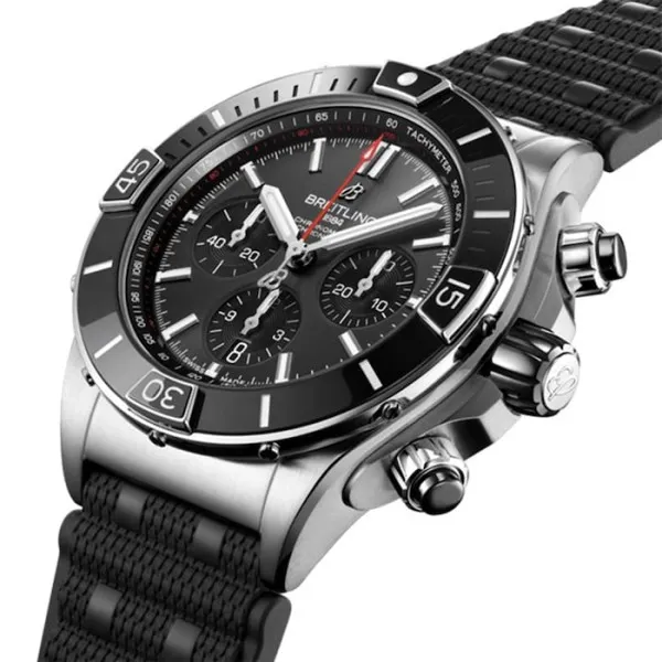 Breitling Chronomat Men Automatic Grey Rubber Watch AB0136251B2S1 photo 4