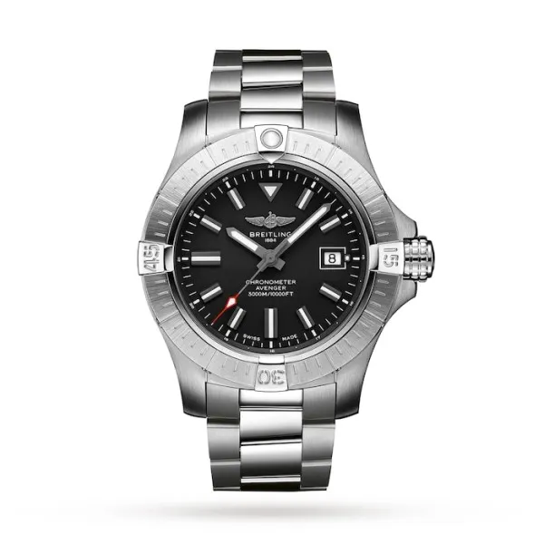 Breitling Chronomat Men Automatic Grey Rubber Watch RB0134101B1S1