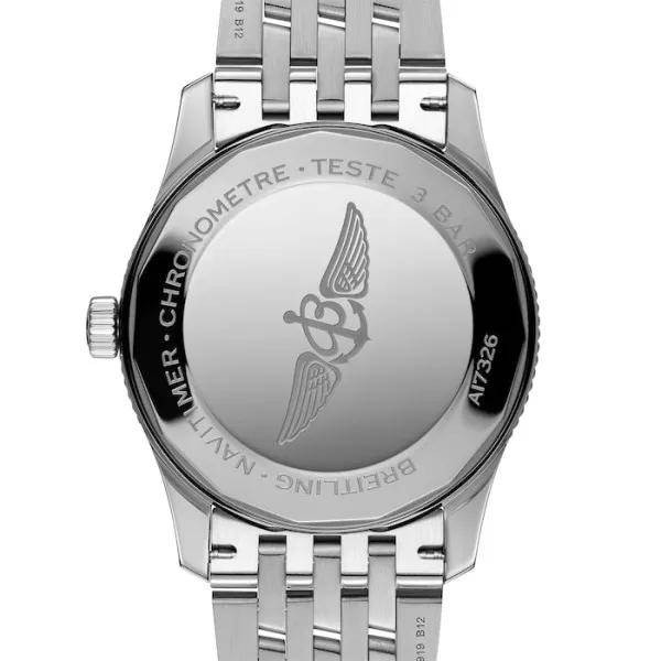 Breitling Chronomat Men Automatic Silver Stainless Steel Watch IB0134101G1A1