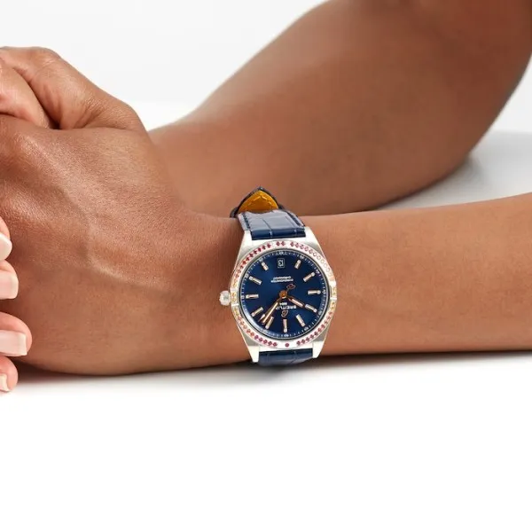 Breitling Chronomat Women Automatic Blue Alligator Watch A10380611C1P1 photo 2