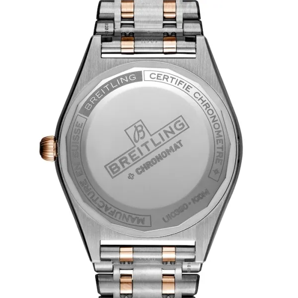 Breitling Chronomat Women Automatic Copper Stainless Steel &amp;amp; 18ct Rose Gold Watch U10380591K1U1
