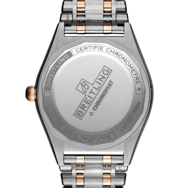 Breitling Chronomat Women Automatic Mother of Pearl Stainless Steel &amp;amp; 18ct Rose Gold Watch U10380591A2U1 - Photo 4