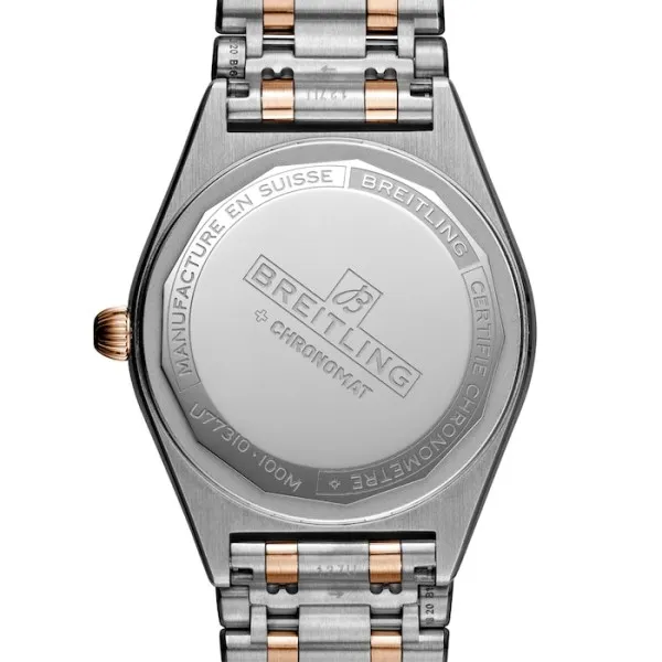 Breitling Chronomat Women Automatic Mother of Pearl Stainless Steel &amp;amp; 18ct Rose Gold Watch U77310591A2U1