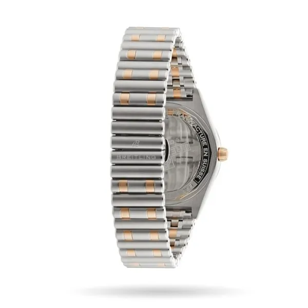 Breitling Chronomat Women Automatic Silver Stainless Steel &amp;amp; 18ct Rose Gold Watch U10380591A1U1
