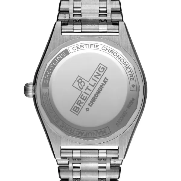 Breitling Chronomat Women Automatic Silver Stainless Steel Watch A10380101A3A1