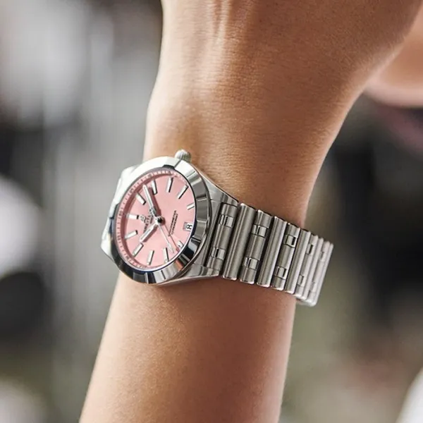 Breitling Chronomat Women Quartz Pink Stainless Steel Watch A77310101K1A1 photo 4