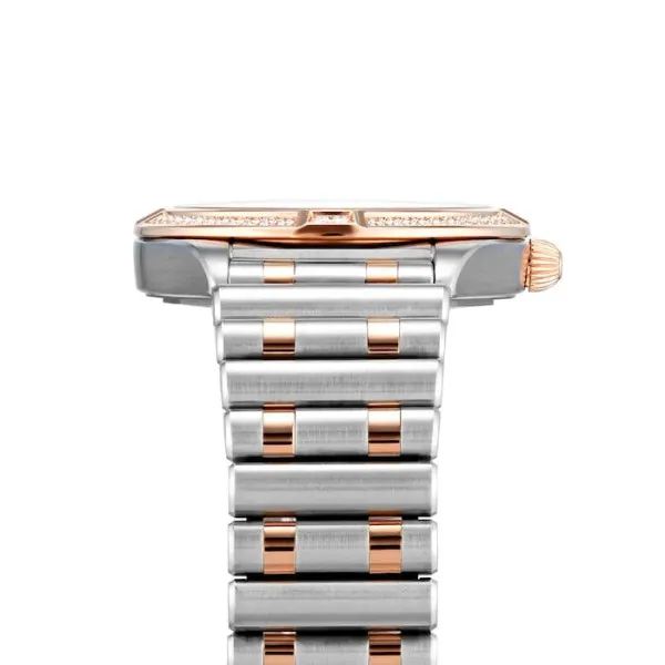 Breitling Chronomat Women Quartz Silver Stainless Steel &amp;amp; 18ct Rose Gold Watch U77310591A1U1 photo 5