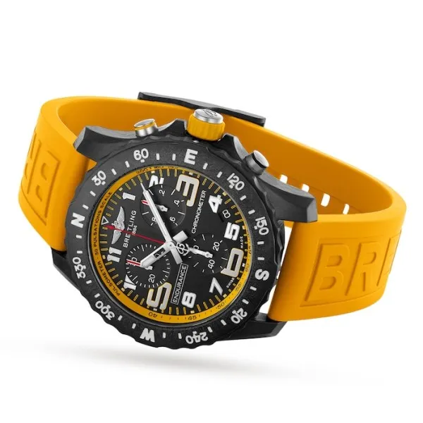Breitling Endurance Pro Men Quartz Black Rubber Watch X82310A41B1S1
