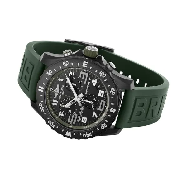 Breitling Endurance Pro Men Quartz Black Rubber Watch X82310D31B1S1