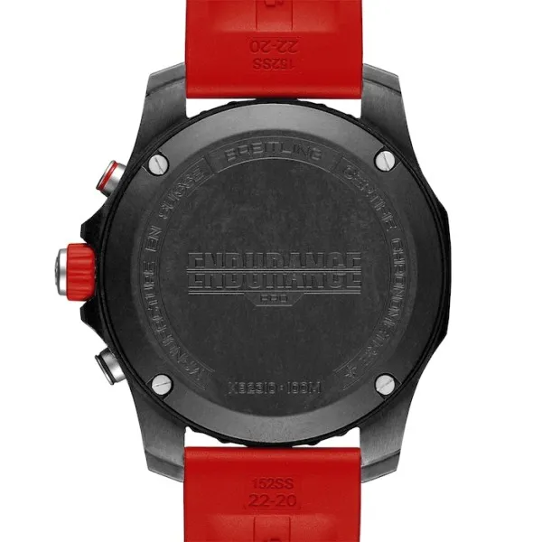 Breitling Endurance Pro Men Quartz Black Rubber Watch X82310D91B1S1 - Photo 4
