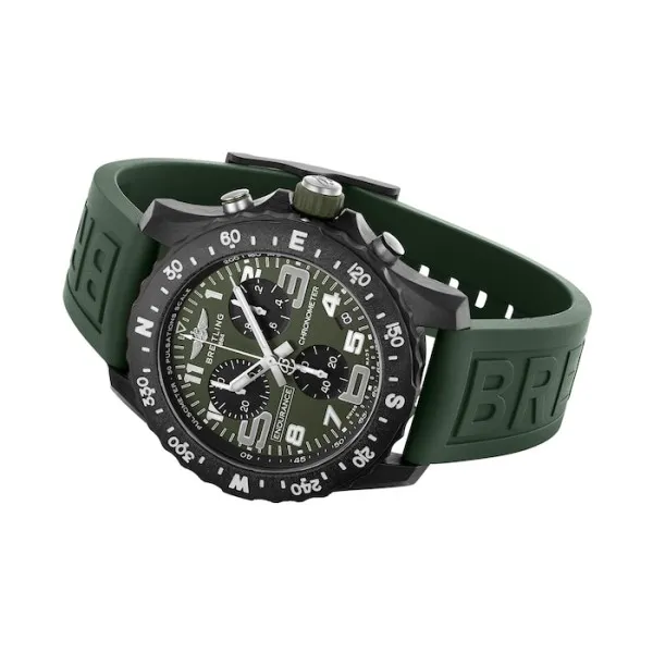 Breitling Endurance Pro Men Quartz Green Rubber Watch X823106B1L1S1 photo 2