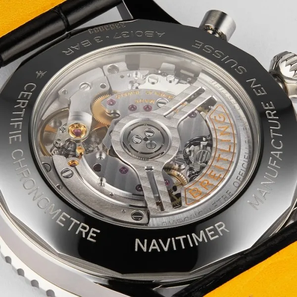 Breitling Navitimer Men Automatic Black Alligator Watch AB0137211B1P1 - Photo 2