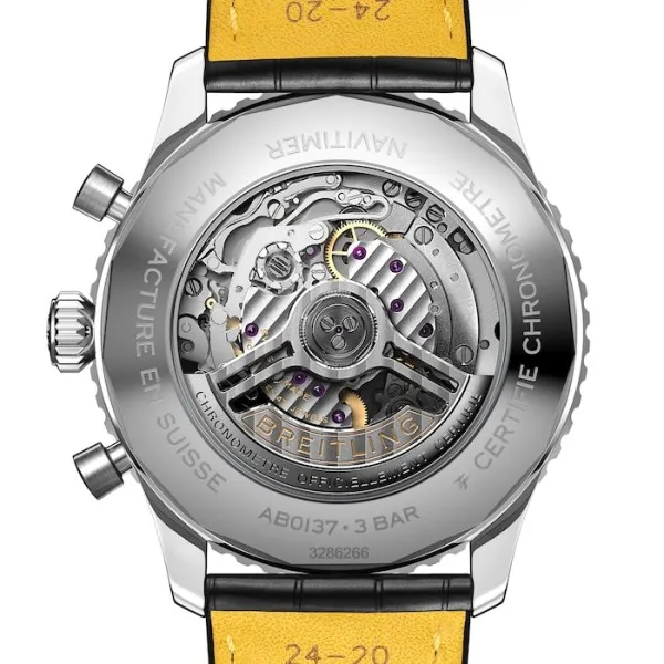 Breitling Navitimer Men Automatic Black Alligator Watch AB0137211B1P1 photo 4