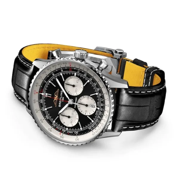 Breitling Navitimer Men Automatic Black Alligator Watch AB0138211B1P1 photo 3