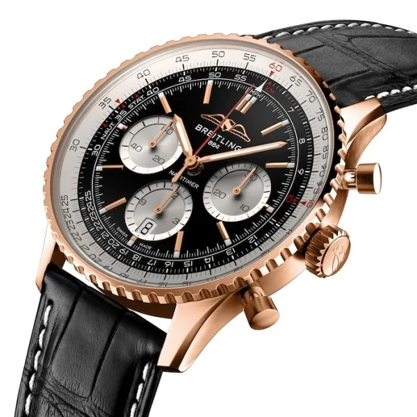 Breitling Navitimer Men Automatic Black Alligator Watch RB0138211B1P1 photo 3