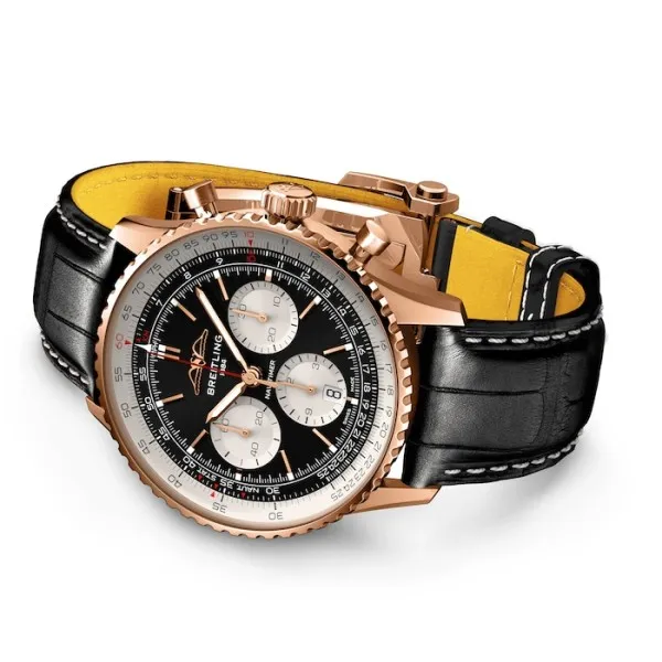 Breitling Navitimer Men Automatic Black Alligator Watch RB0138211B1P1 photo 4