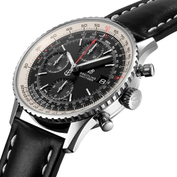 Breitling Navitimer Men Automatic Black Leather Watch A13324121B1X1 photo 2