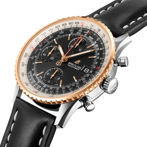 Breitling Navitimer Men Automatic Black Leather Watch U13324211B1X1 photo 2