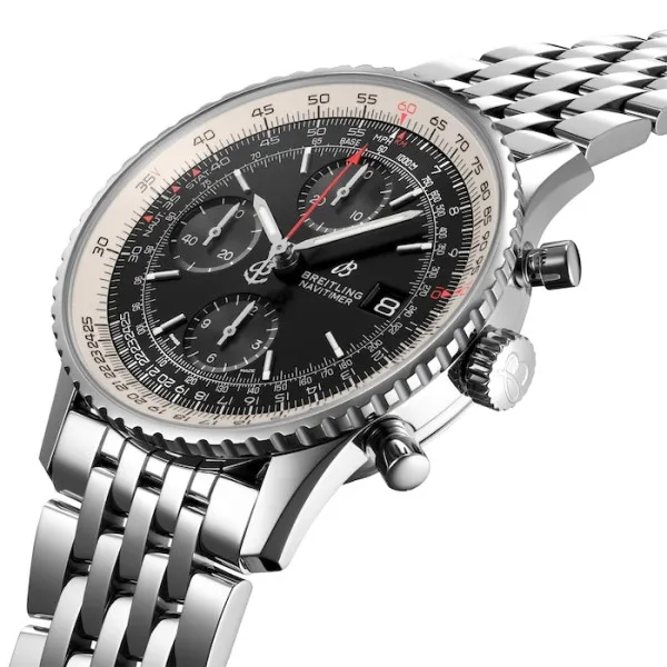 Breitling Navitimer Men Automatic Black Stainless Steel Watch A13324121B1A1 photo 2
