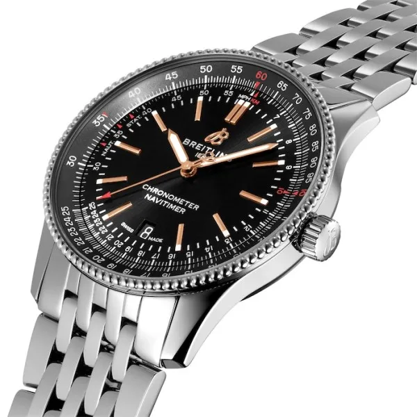 Breitling Navitimer Men Automatic Black Stainless Steel Watch A17326241B1A1 photo 2