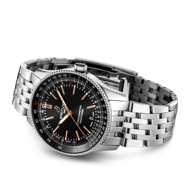 Breitling Navitimer Men Automatic Black Stainless Steel Watch A17326241B1A1 photo 3