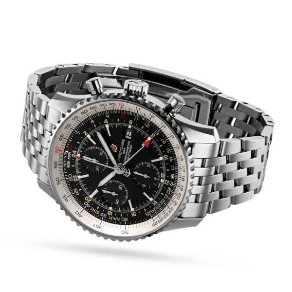Breitling Navitimer Men Automatic Black Stainless Steel Watch A24322121B2A1 photo 3