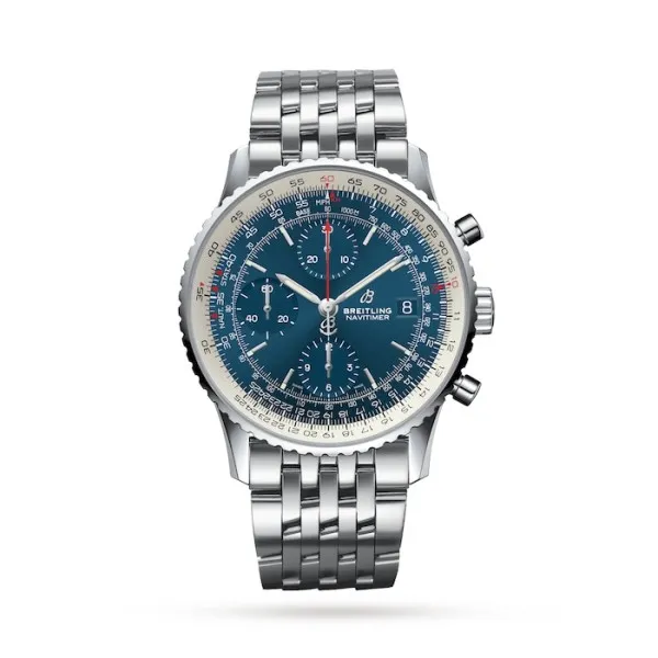 Breitling Navitimer Men Automatic Blue Stainless Steel Watch A13324121C1A1