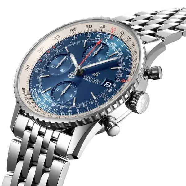 Breitling Navitimer Men Automatic Blue Stainless Steel Watch A13324121C1A1 photo 2