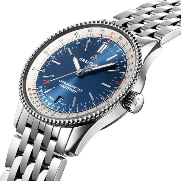 Breitling Navitimer Men Automatic Blue Stainless Steel Watch A17325211C1A1 photo 2