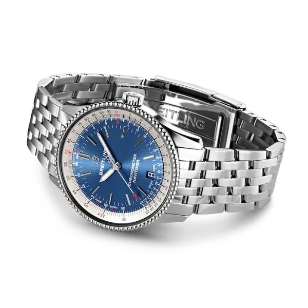 Breitling Navitimer Men Automatic Blue Stainless Steel Watch A17325211C1A1 photo 4