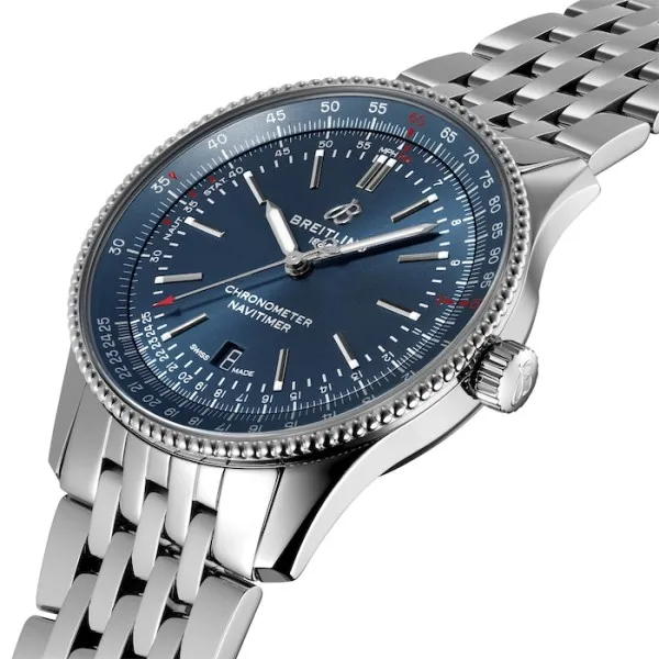 Breitling Navitimer Men Automatic Blue Stainless Steel Watch A17326161C1A1 photo 2