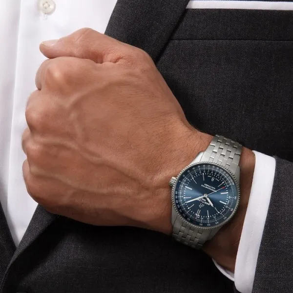 Breitling Navitimer Men Automatic Blue Stainless Steel Watch A17326161C1A1 photo 5