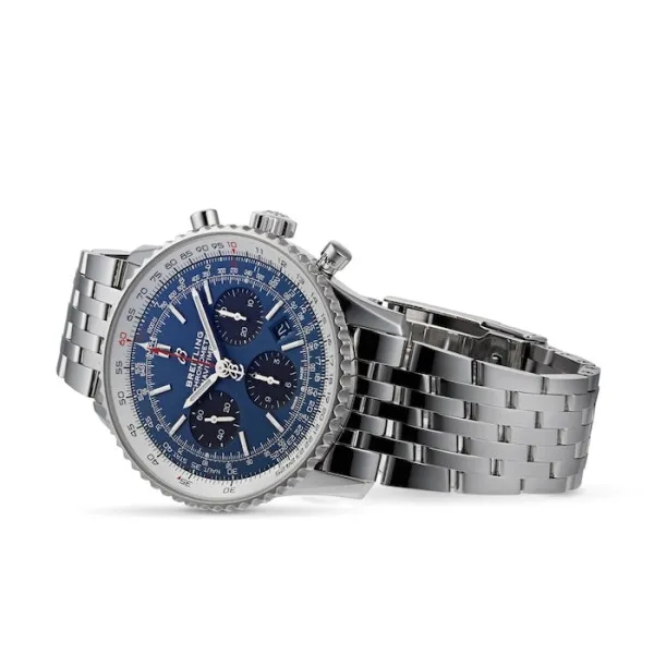 Breitling Navitimer Men Automatic Blue Stainless Steel Watch AB0121211C1A1 photo 2