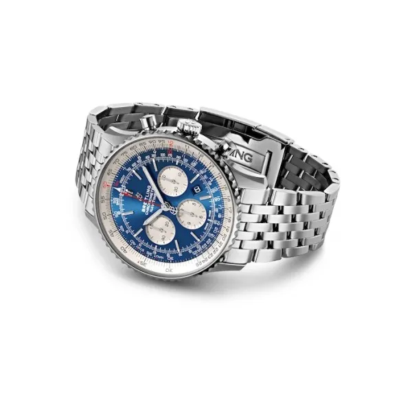 Breitling Navitimer Men Automatic Blue Stainless Steel Watch AB0127211C1A1 - Photo 3