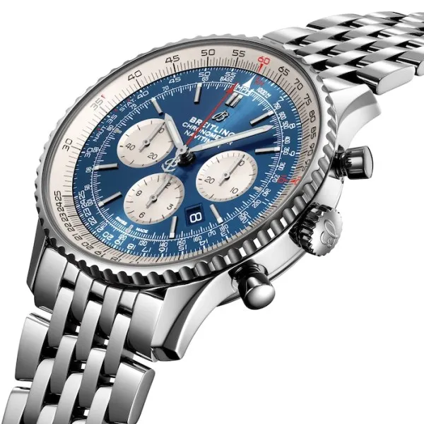 Breitling Navitimer Men Automatic Blue Stainless Steel Watch AB0127211C1A1 photo 2