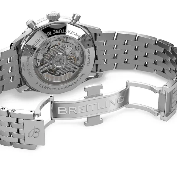 Breitling Navitimer Men Automatic Blue Stainless Steel Watch AB0139241C1A1 - Photo 4